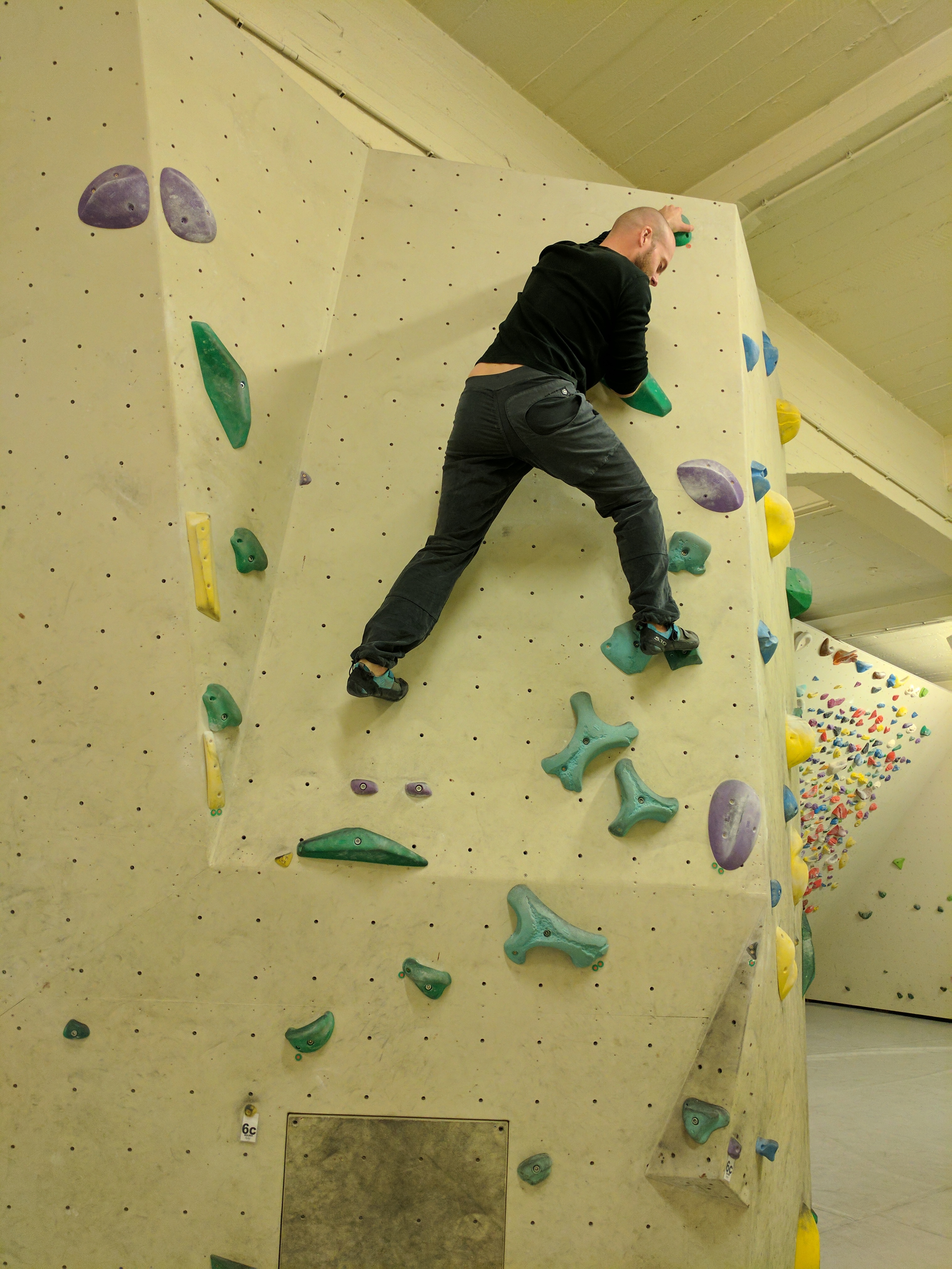 bouldering problem after